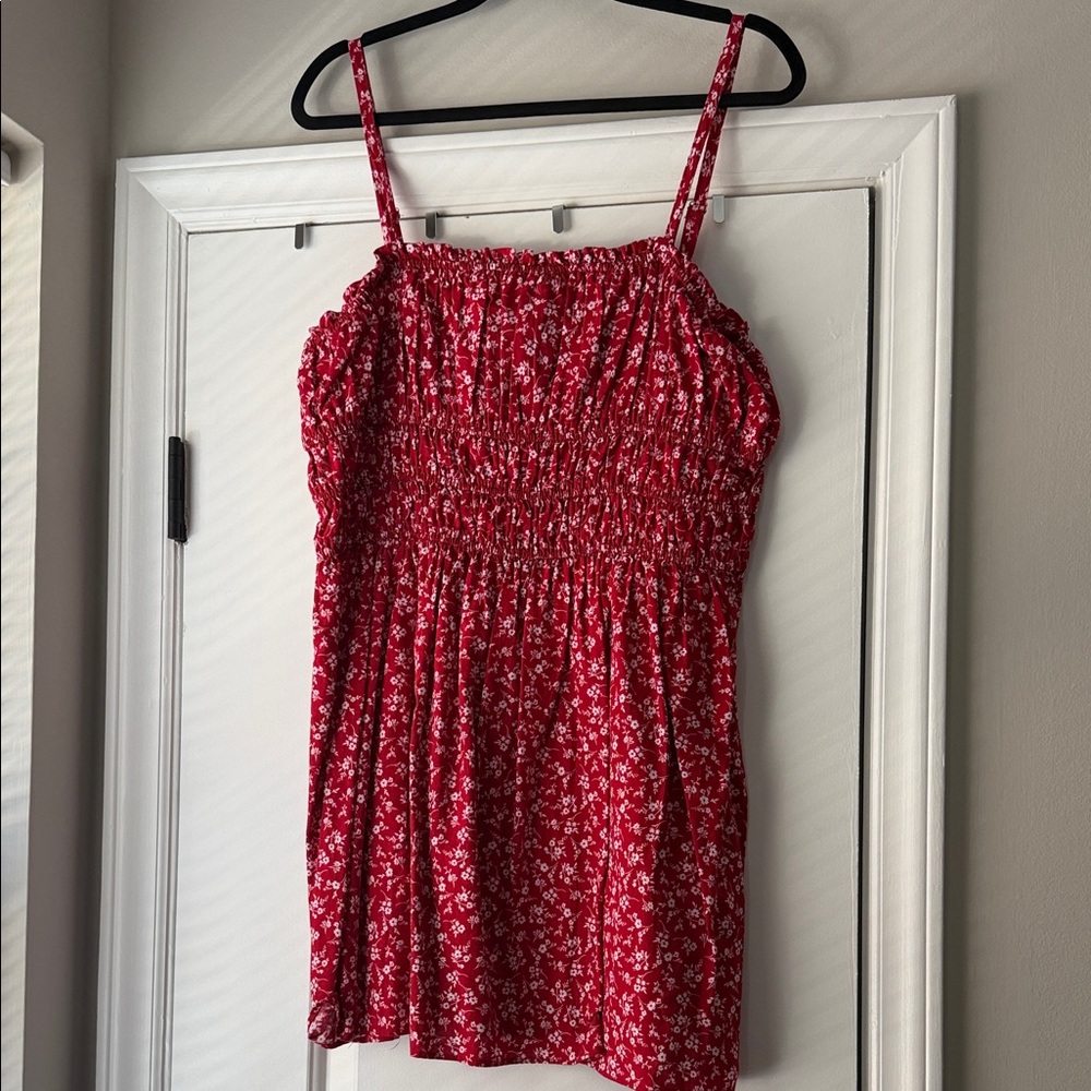 Wild Fable Red Floral Mini Dress